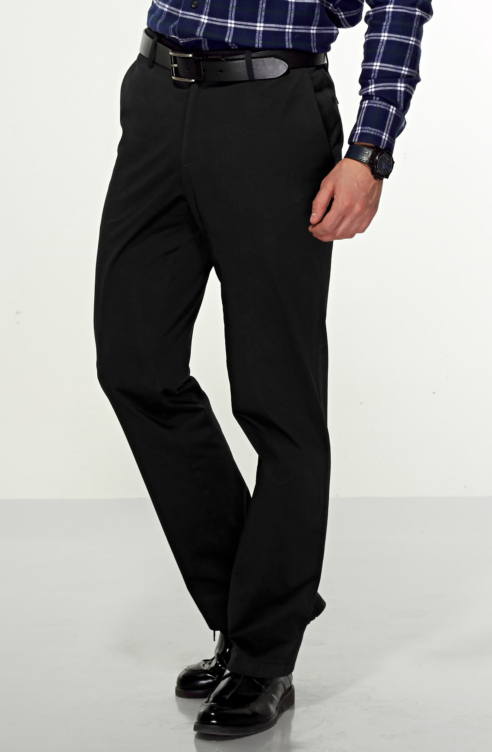 黑色纯棉春秋款休闲裤-男装定制 | 拉雅网,拉雅私定,拉雅私人定制