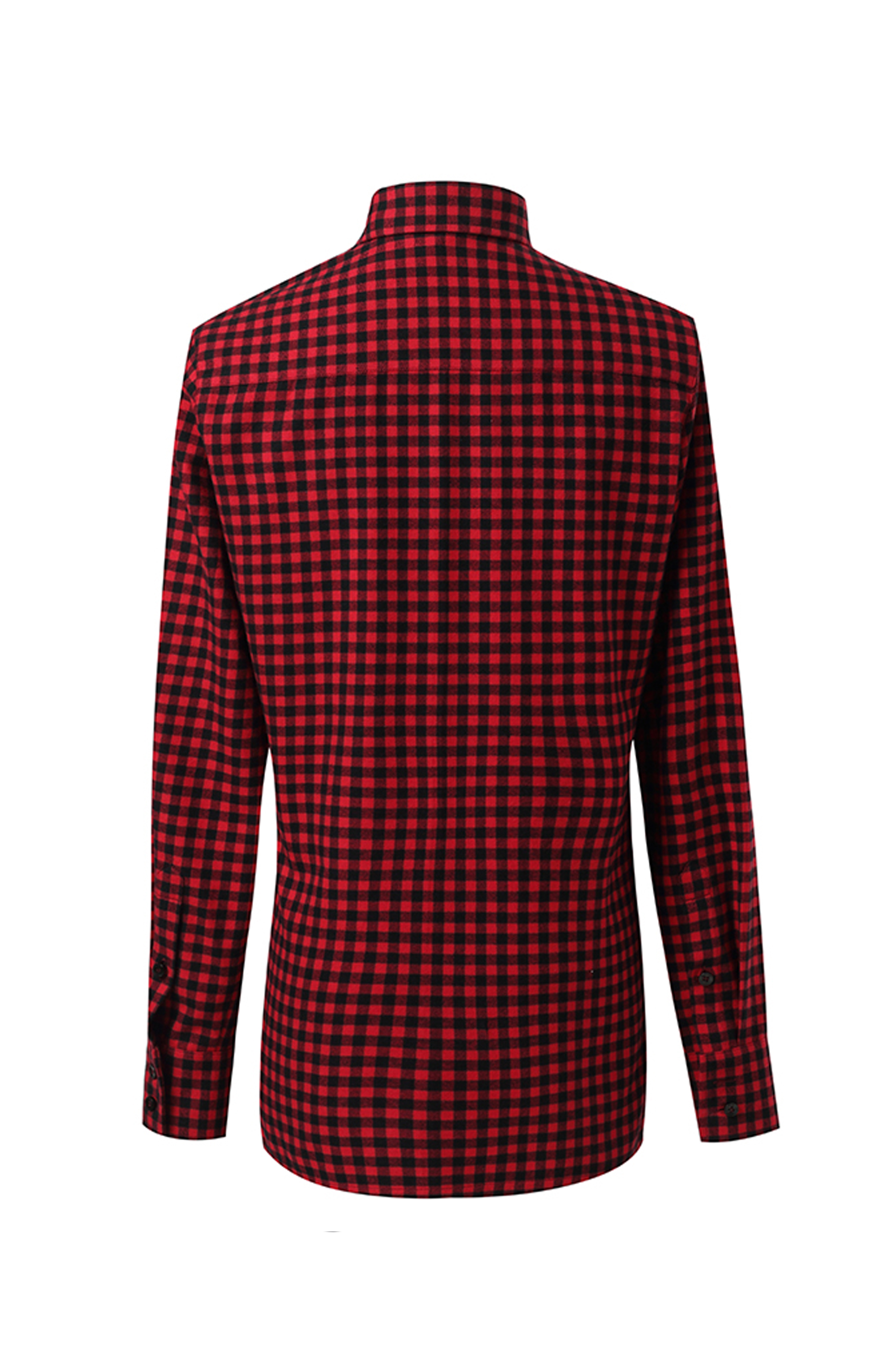 红黑格秋冬磨毛格子衬衫-女装定制 | 拉雅网,拉雅私定,拉雅私人定制,