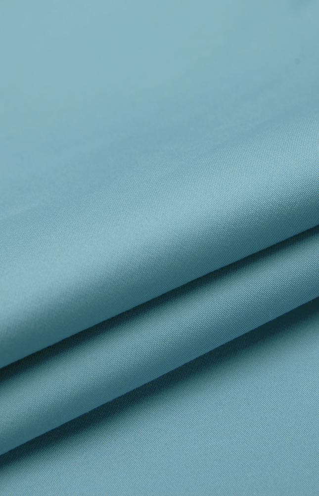 天蓝棉聚酯纤维混纺微弹春夏休闲裤