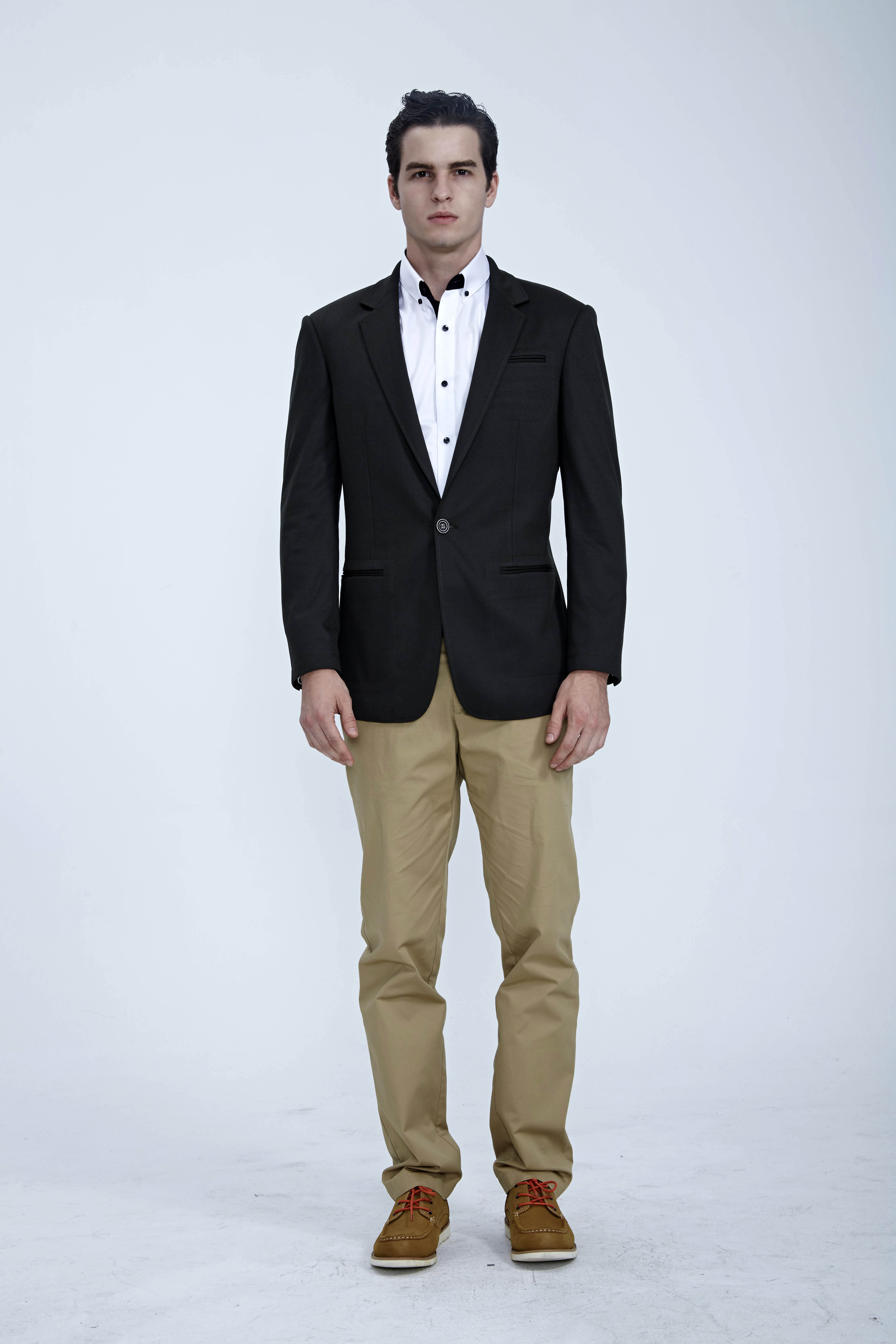 橄榄绿针织商务休闲西装上衣-男装定制 | 拉雅网,拉雅私定,拉雅私人定